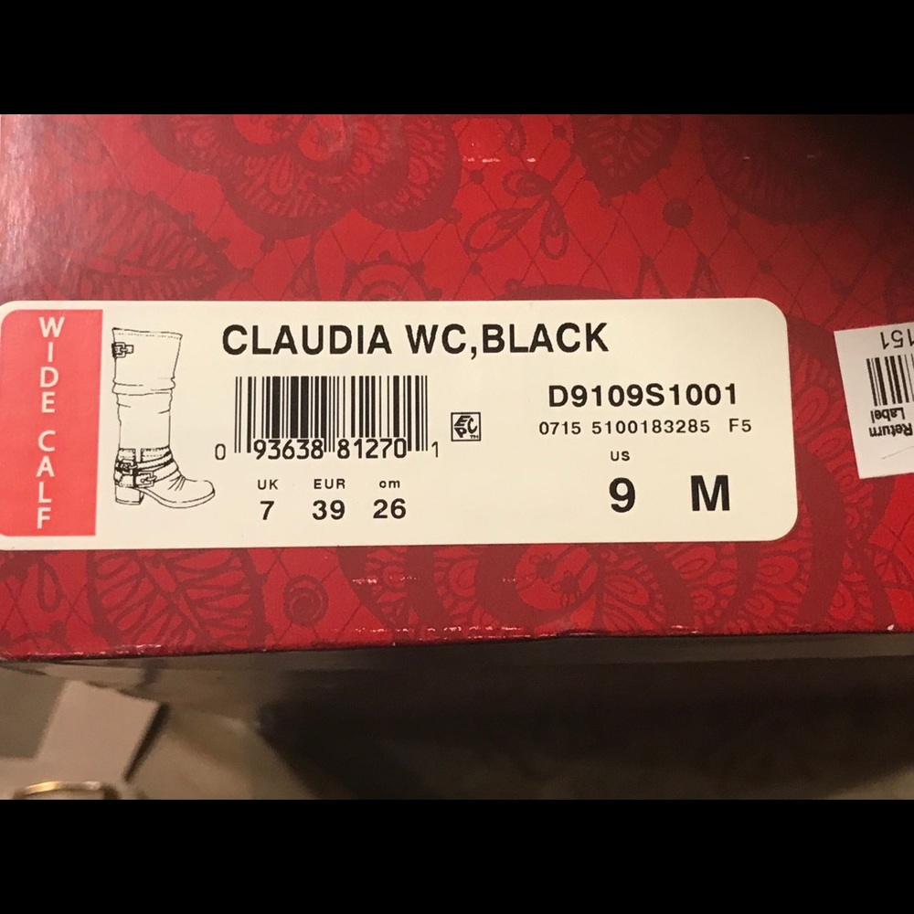 Carlos Santana wide calf boots